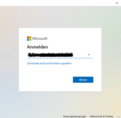 Outlook Fenster Microsoft Anmelden